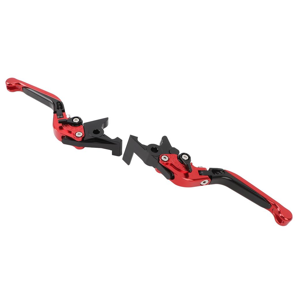 1 Pair Motorcycle Folding Clutch Lever Aluminum Alloy Adjustable Clutch Brake Handle Lever for Forza X‑ADV ADV Red