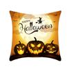 Halloween Throw Pillow Cover Linen Print Halloween Home Decor Cushion Cover Sofa Cushion Back Cushion