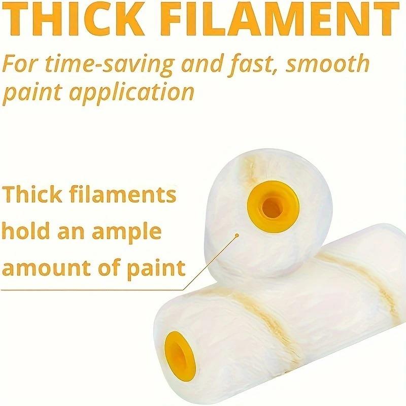11pcs-1set Roller Brush Roller Core Wall Corner Brush Head Thumb Roller Core Small Corner Roller Bracket Paint Mixer Machine