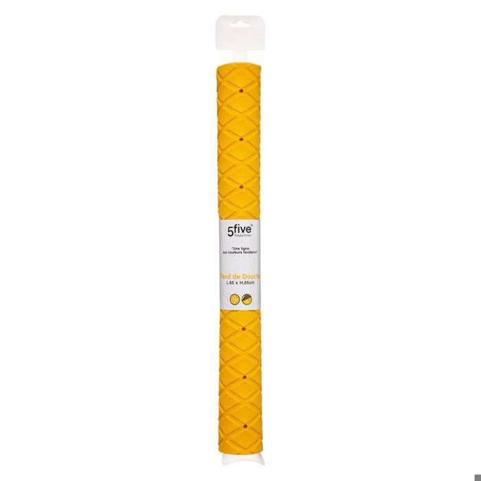 5five - Tapis Anti-dérapant "colorama" 69x39cm Jaune