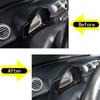 For Mercedes Benz Smart 451 Fortwo 2009-2015 Car Dashboard Display Meter Ring Speedometer Gauge Cover Trim Frame Accessories