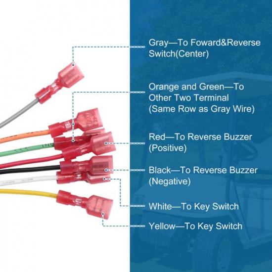 Complete Main Wiring Harness Control Wire for EZGO TXT48 TXT Fleet 48V 2010-