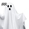 Ghost with Warm Lights Halloween Decoration, LED Light Up Standing Ghost, Indoor Outdoor Spooky Window White for Porch, Yard, Lawn, Garden Decor Lawn