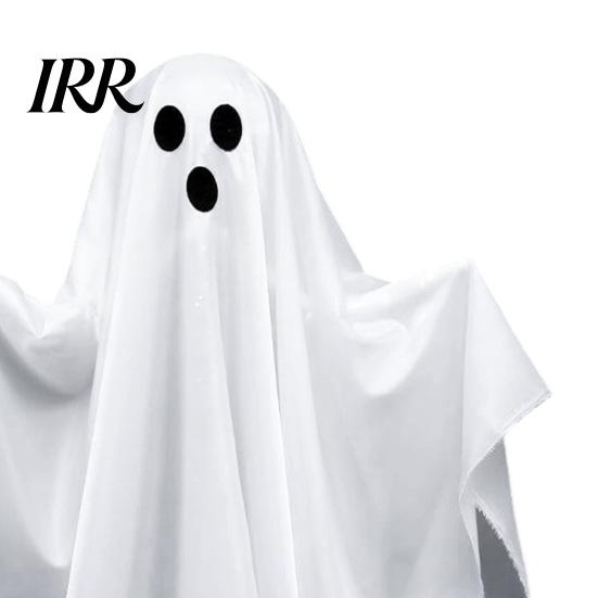 Ghost with Warm Lights Halloween Decoration, LED Light Up Standing Ghost, Indoor Outdoor Spooky Window White for Porch, Yard, Lawn, Garden Decor Lawn