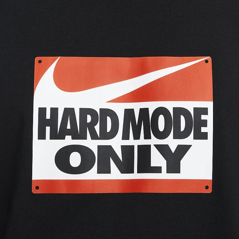 Nike Hard Mode Comfortable Casual Loose Short Sleeve T-Shirt Men Tops Black IF5520-010