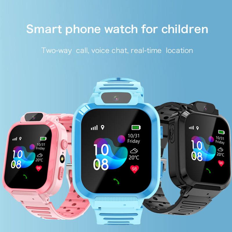 New Children's Phone Watch L31 Camera Positioning Foreign Trade Multi Language 2G Children Smart Watch Puzzle Toy Birthday Gift