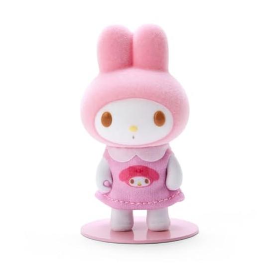 Sanrio Pitatto Friends (Mini) Flocked Doll Dress-Up Figure My Melody Melo-chan 6.83.63cm Character 604208