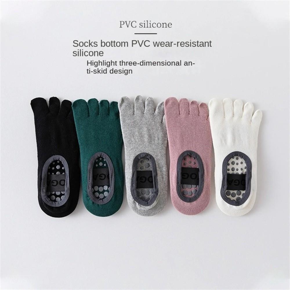 Breathable Yoga Socks Anti Slip Pilates Fitness Socks New Five Finger Socks