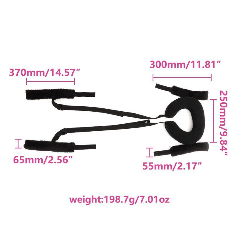 Adjustable Leg-Splitting Flirting Strap - Adult Positioning & Bondage Restraint Toy