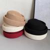 Mode Zomer Gaas Franse Haak Fedoras Hoed Ademende Baret Dames Harde Zwarte Pilbox Hoed Elegante Stewardess Zon Hoed