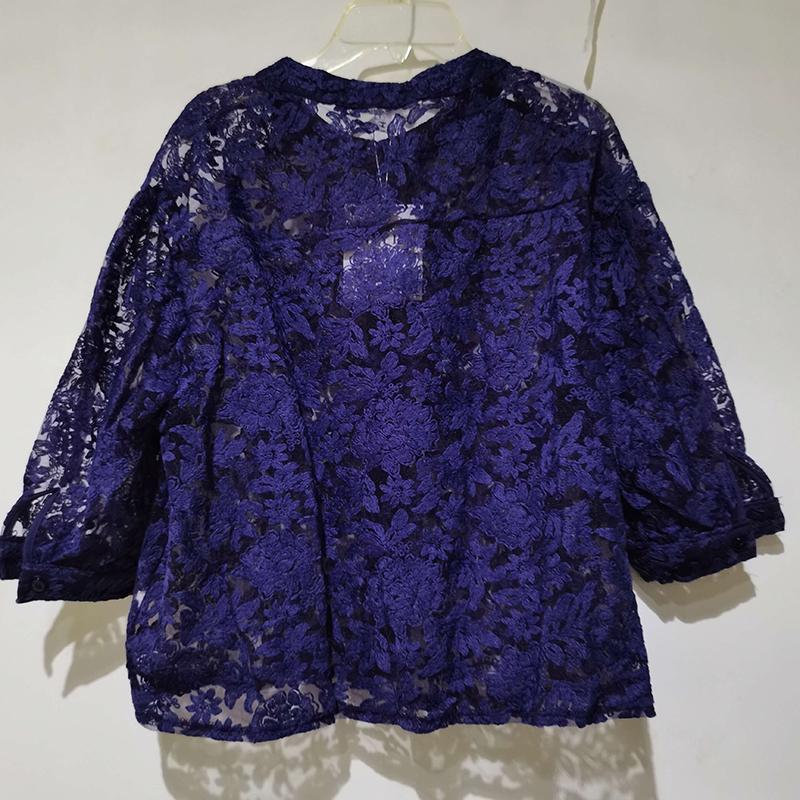 Hollow Out Embroidery Lace Blouses Women Elegant Vintage White Shirt Woman Autumn Lantern Sleeve Elegant Tops Women Clothing