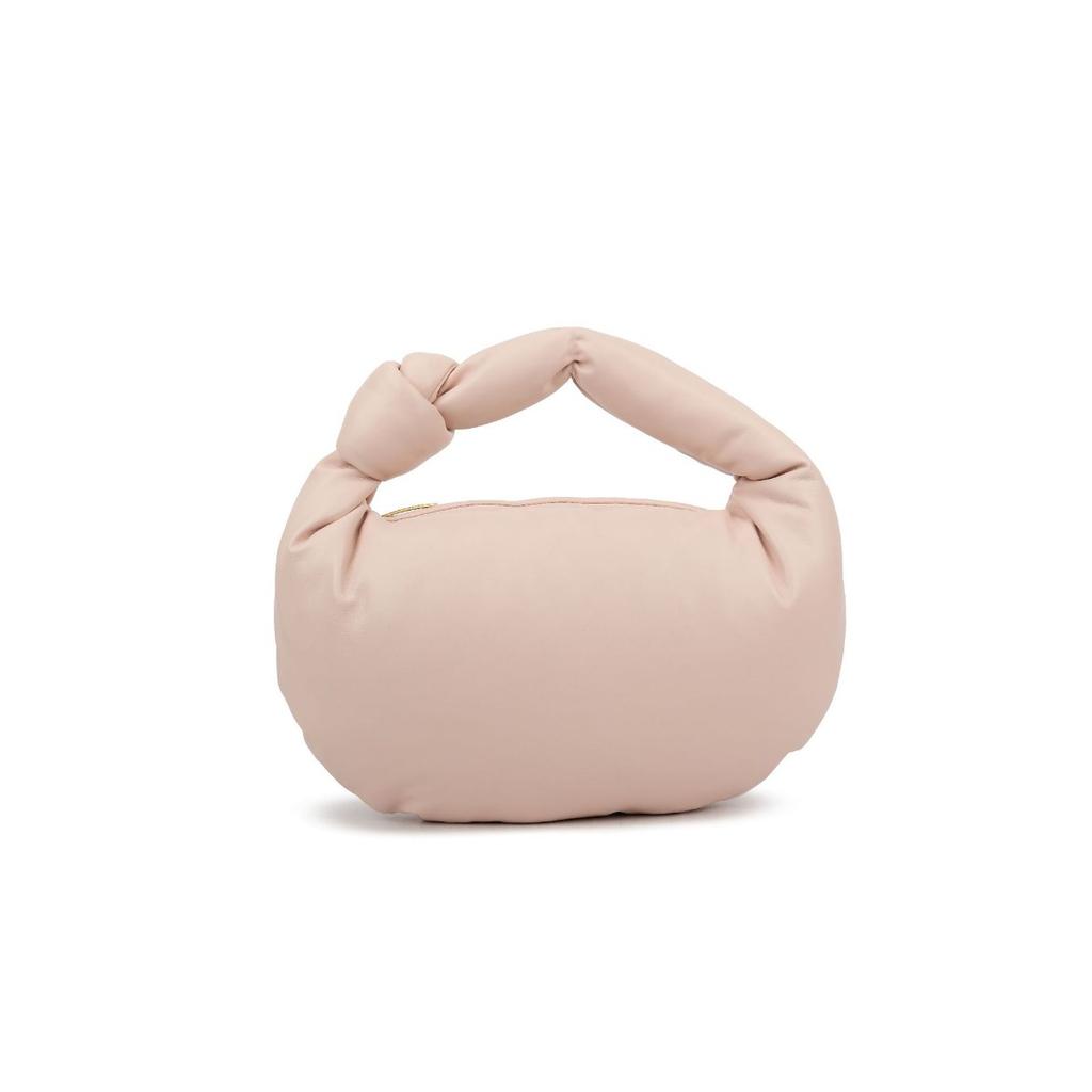 Portable pleated cloud bag women's autumn new large down bag knotted croissant bag large capacity shoulder armpit bag