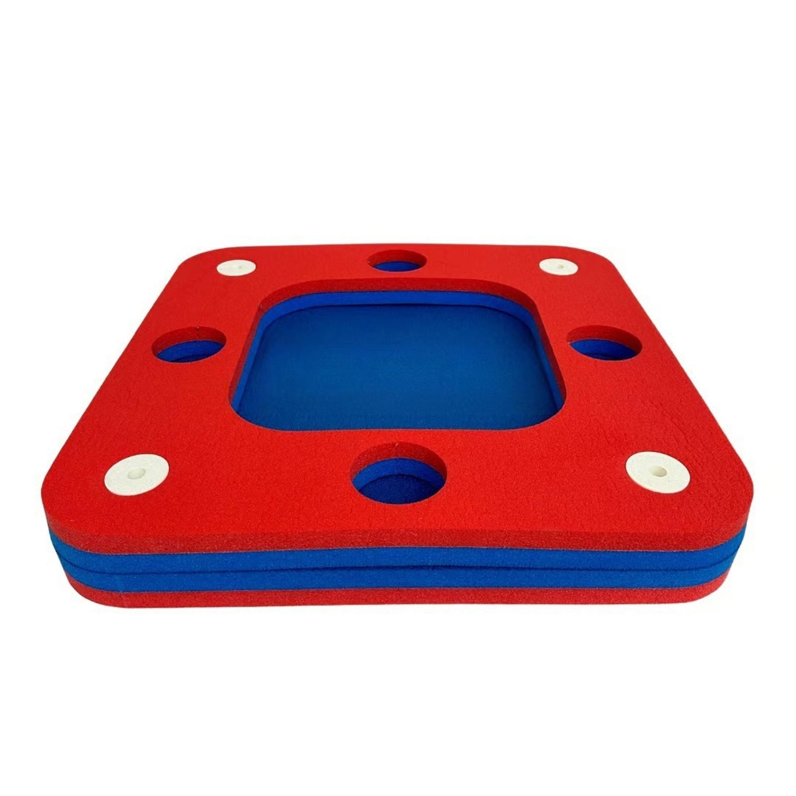 

Плавающий держатель для напитков, поднос для освежающих напитков для вечеринки у бассейна или плавучий лаунж для гидромассажной ванны - универсальный и портативный сервировочный бар One Size