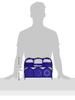 MIKASA Foldable Bottle Carrier (6 Bottles), Blue, BC6-BL, 340 x 265 x 240mm