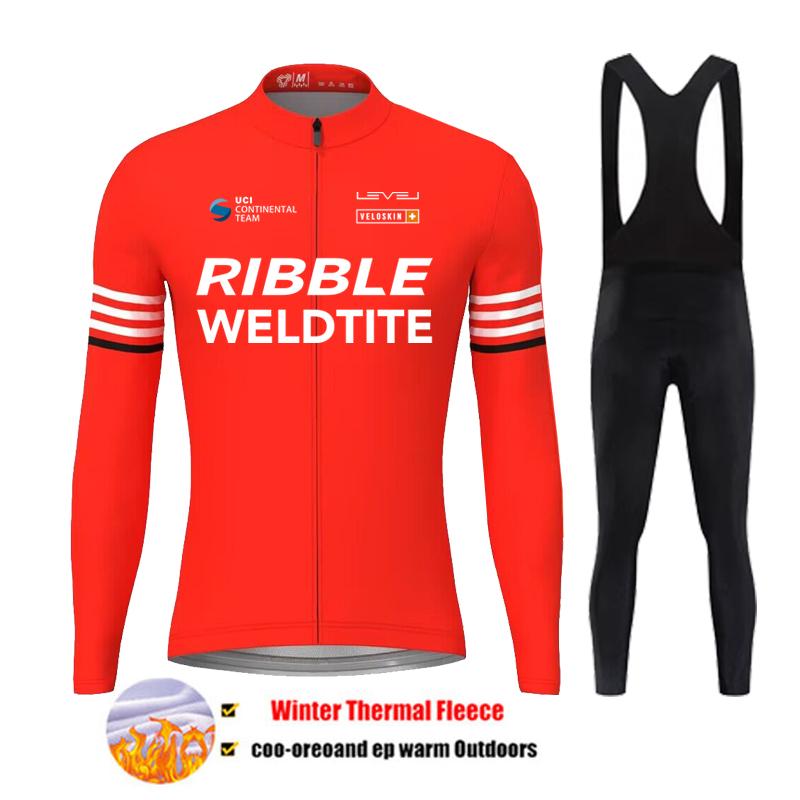 2026 Winter Cycling Clothing Thermal Fleece Bicycle Jersey Set Clothes Road Men's Bike Sports Uniforme Ropa Maílllot Ciclismo