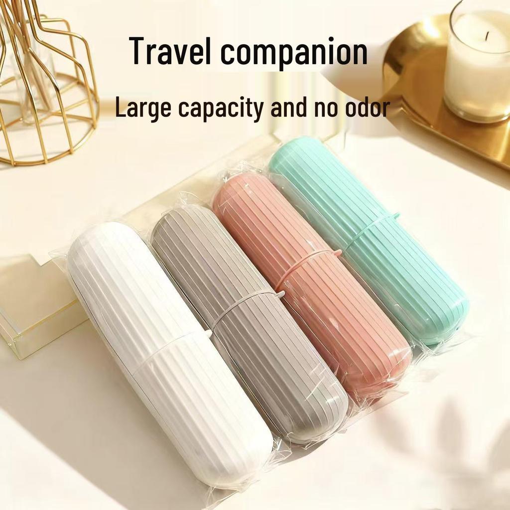 Portable Toothbrush and Mouthwash Cup Holder for Travel