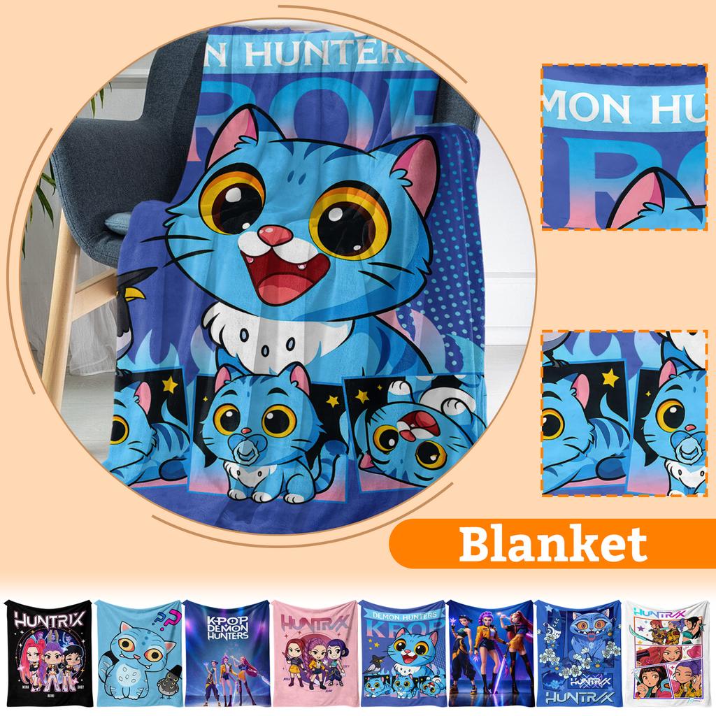 150*130cm Anime Peripheral Printed Warm Blanket