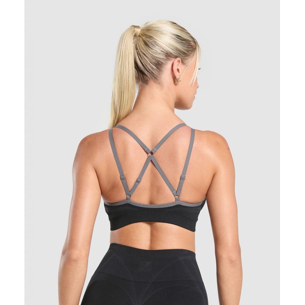 

Спортивный бюстгальтер Gymshark Apex Contrast, черный, матовый, серый B1b7o Bcjj XS