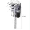 Small Wall Mounted Aquarium Water Filter External Hang On Back Adjustable Oxygen Pump Waterfall Filtration System For Fish Tank