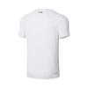Li Ning Table Tennis Series Quick-Dry Round Neck Pullover Cultural Short Sleeve T-Shirt Unisex Tops White AHSSC21-3