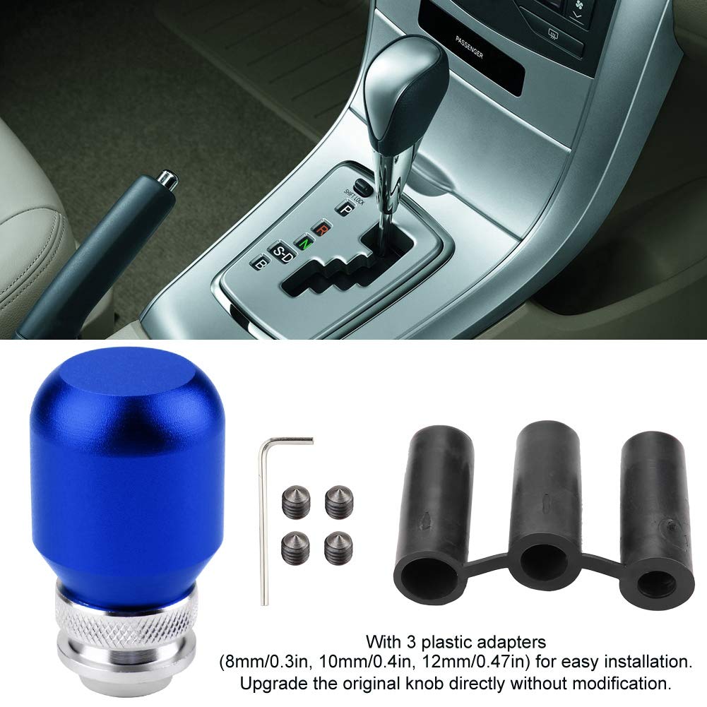 Shift Knob Blue Car Universal Modification Manual Knob Gear Shift Head Shifter Lever Stick (Blue)