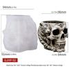 Multifunctional Skull Silicone Mold for Resin Jewelry Concrete Crafts Succulent Planter Home Decors Gift Making Project