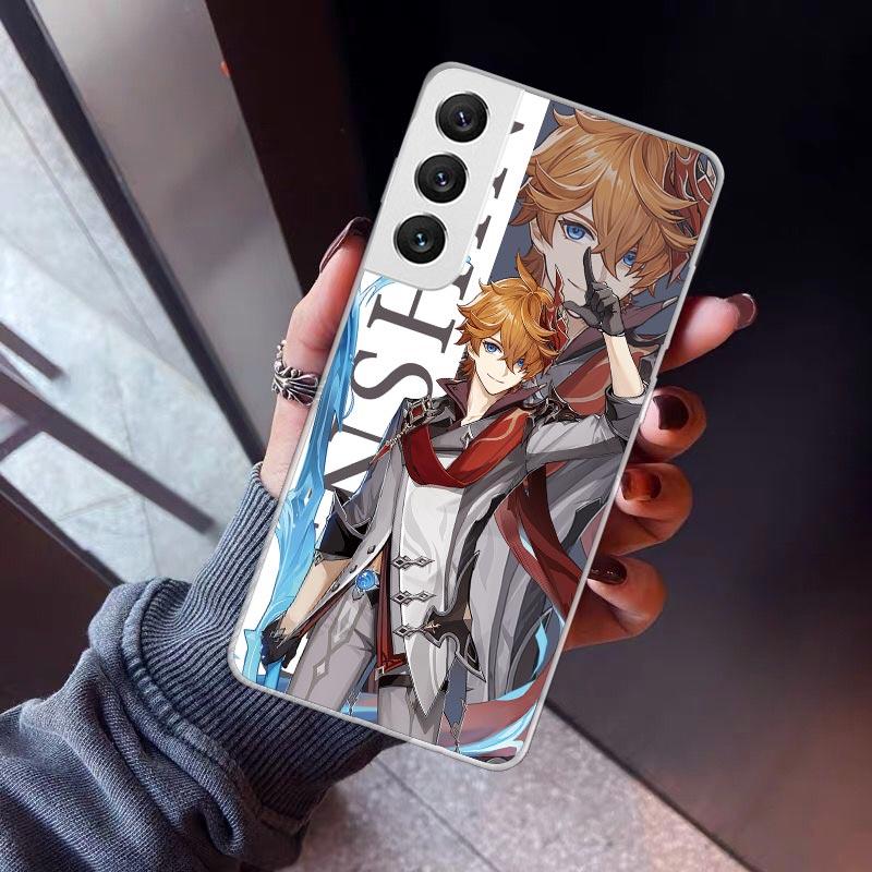 

Genshin Impact Anime Phone Case For Samsung Galaxy S26 S25 Edge S24 S23 Ultra S22 Plus S21 S20 FE Soft TPU Back Cover Funda Gala Samsung S24 Plus