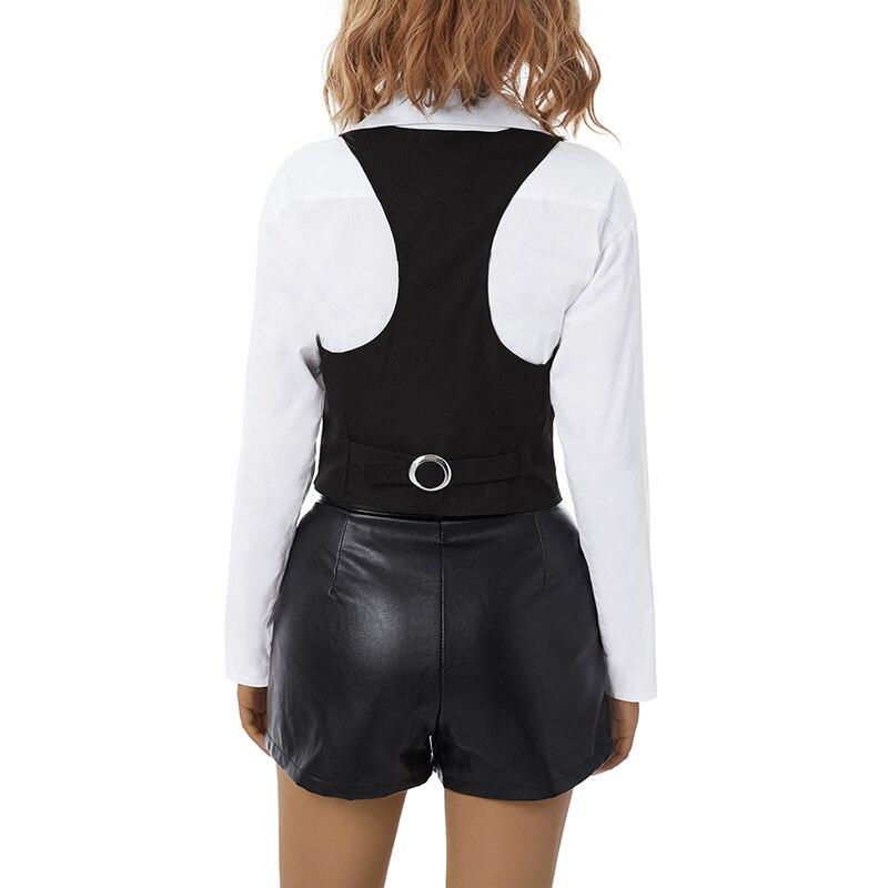 Punk Style Women's Dressy Waistcoat Racerback Vest Vintage U-shaped Neck Steampunk Jacquard Weskit Chic Design 2023
