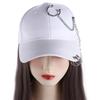 Trendy Casual Punk Girls Female Outdoor Cotton Male With Ring Visors Cap Snapback Hats Baseball Cap