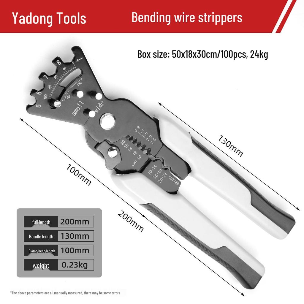 Multi-function 7-inch Wire Stripping Pliers for Electricians: Labor-Saving Cable Crimping and Cutting Pliers