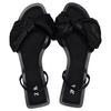 Zara Casual Flat One Strap Sandals Women sandals Black 12607410800