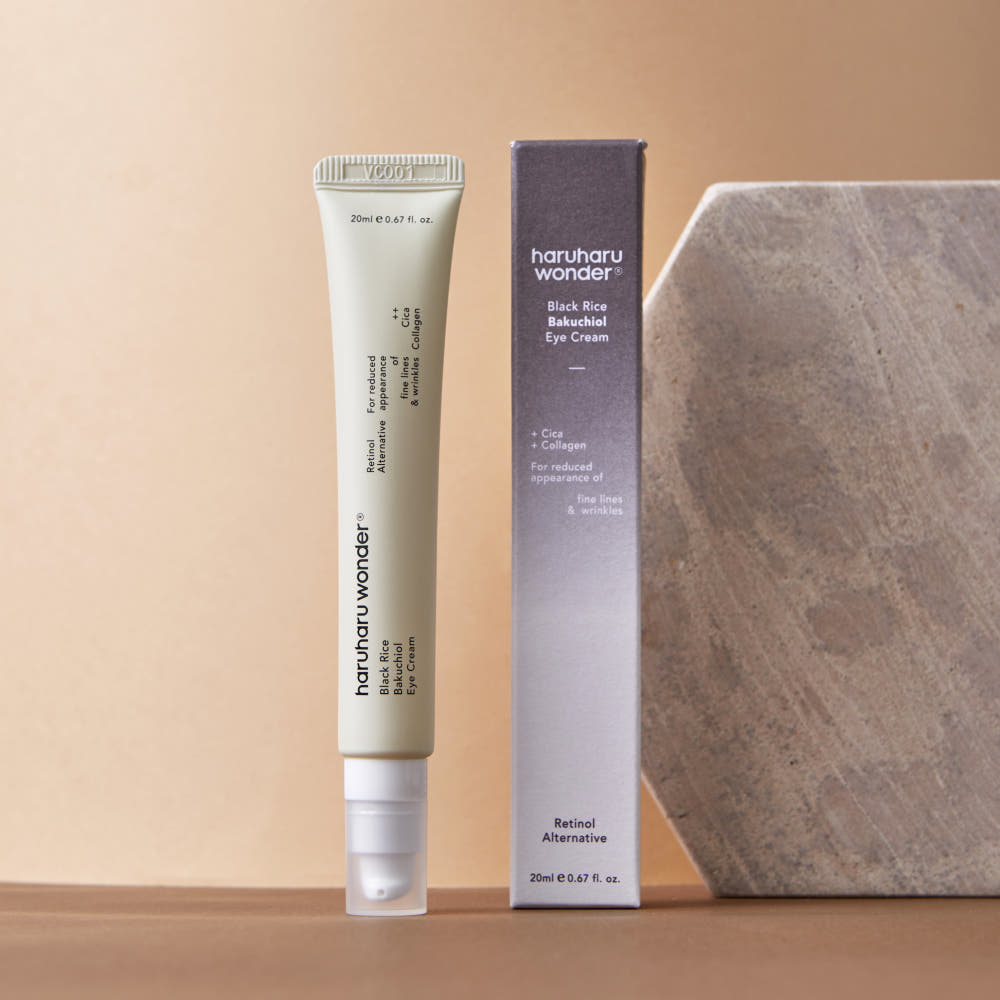 Haruharu Wonder Black Rice Bakuchiol Eye Cream 20ml Korean Firming & Anti-Wrinkle Eye Care