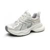 Dad shoes summer new leather ins trendy thick-soled mesh breathable casual sports shoes