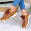 Fashion Ladies Casual Shoes Fashion Thick Soled Flat Heel Breathable Sports Sneakers Outdoor Walking Light Weight Shoes zapatillas