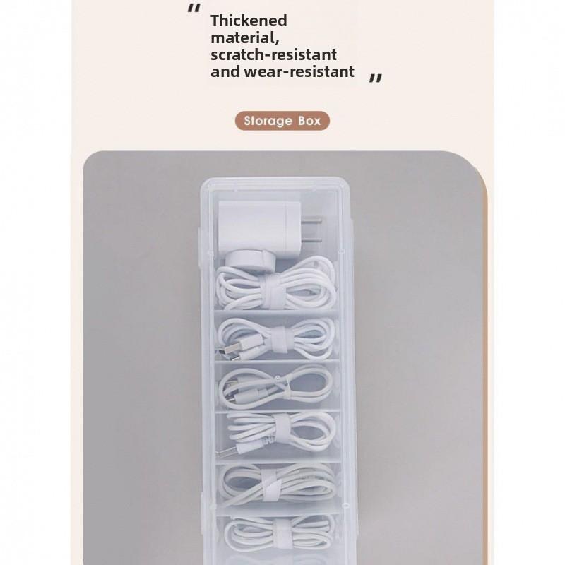 T5100 Data Cable, Storage Box, Charger, Charging Cable, Item Storage and Sorting, Hub, Long Strip Storage Box.