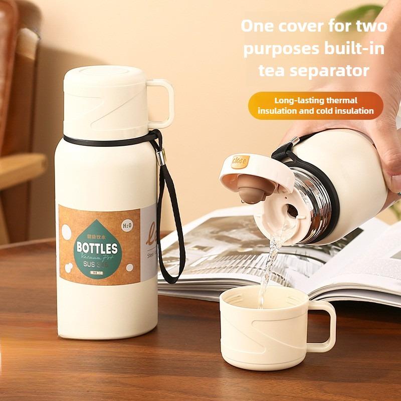 316 stainless steel thermos cup Men's and women's large capacity portable tea cup water bottle car travel cup