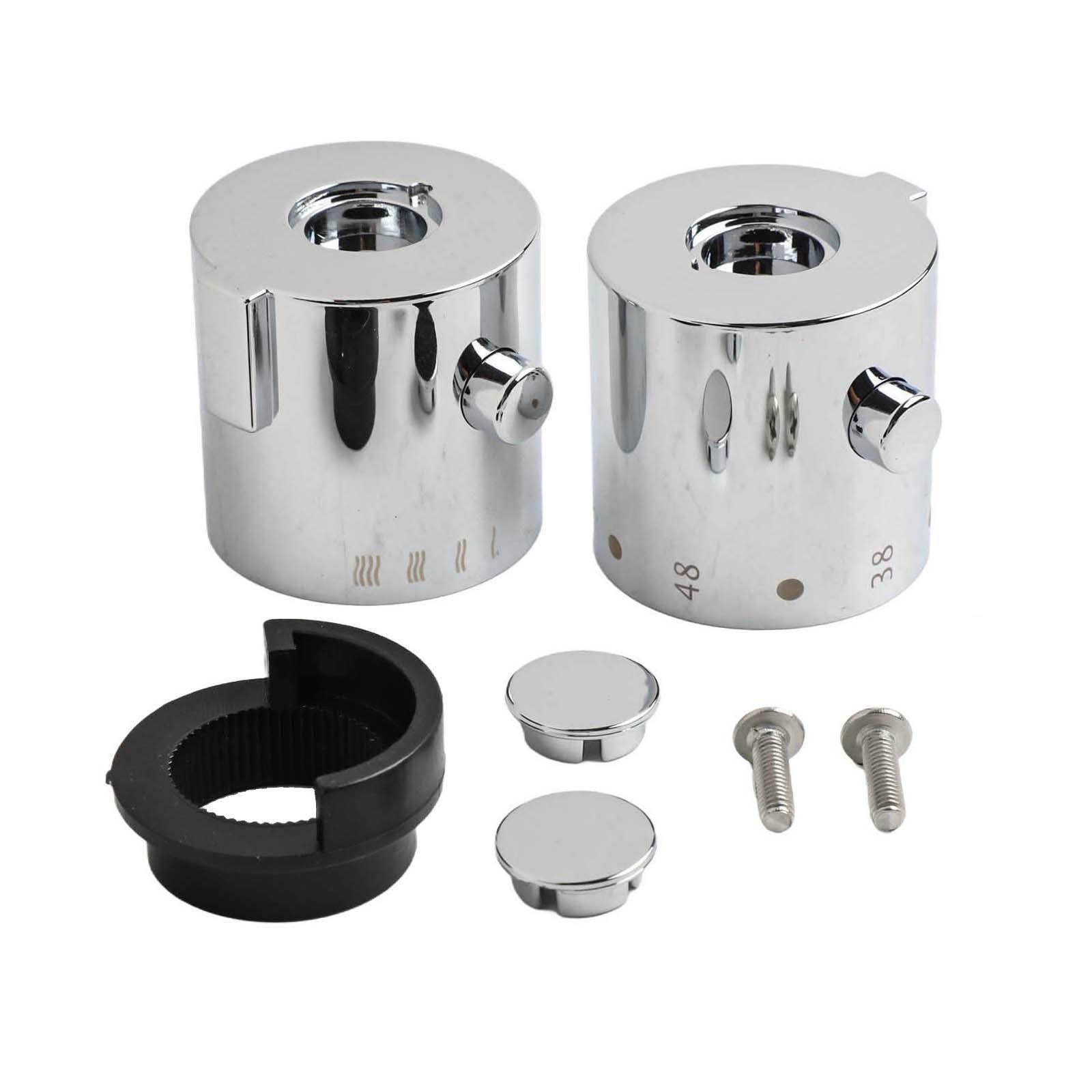 

Ручки-кнопки для термостатического зеркального душа SMA, серебристые