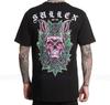 Unisex-Shirt Baumwolle Oversize Große Größe Neu Sullen Art Collective Totenkopf Hase Premium SCM7319 Kurzarm-T-Shirt Für Herren