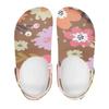 Printed EVA Travel Clogs Women Men Water Friendly Flexible Slip On Travel Use Beach Garden Daily Walking Beach Sandals Comfort Fit