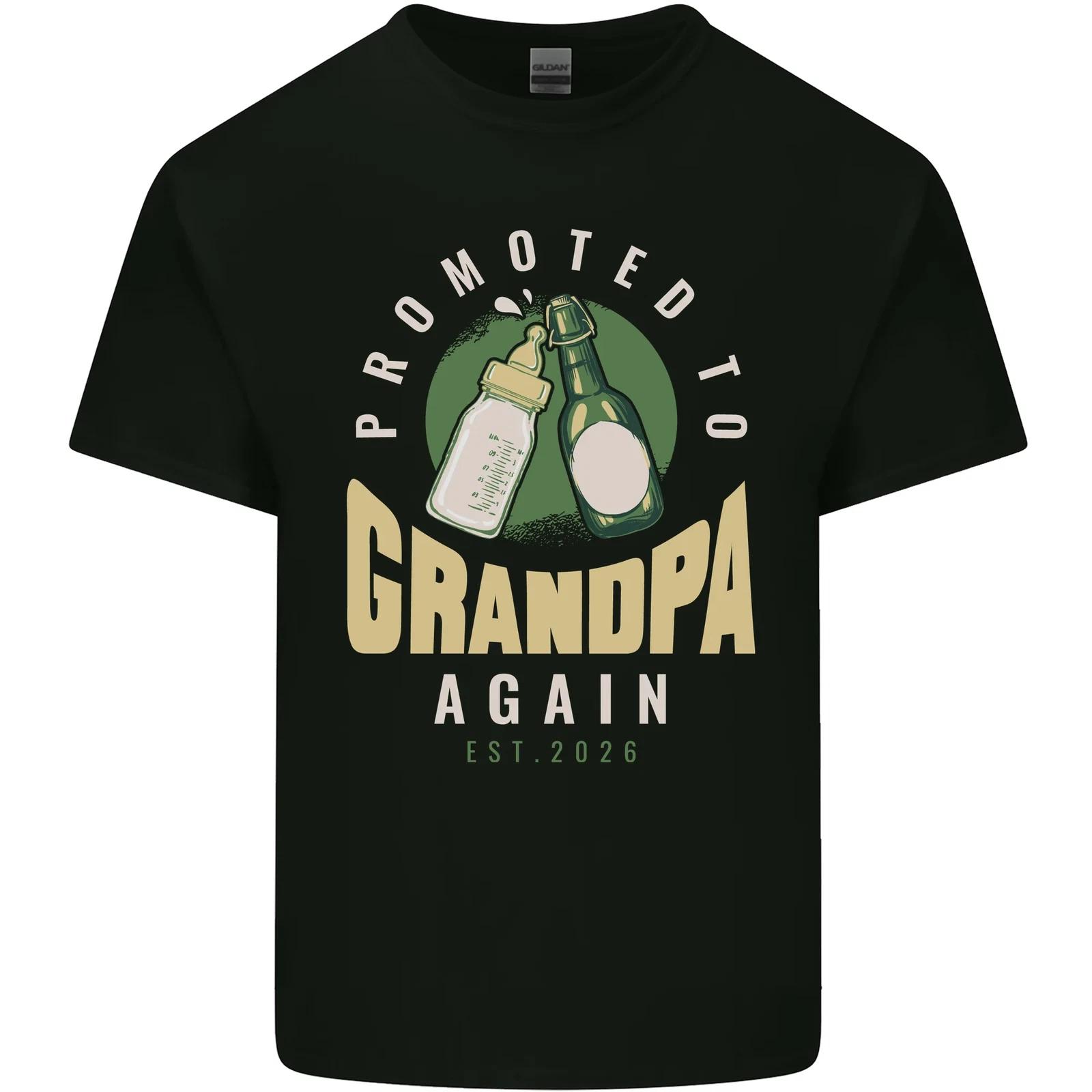 Promoted to Grandpa Est. 2026 Kids T-Shirt Childrens 3XL