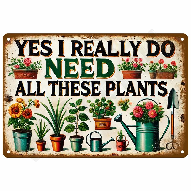 Vintage Metal Plate Tin Sign Plates Bar Retro Metal Sign Wall Art Mural Aesthetic Room Home Decor Items Poster Garage Decorat