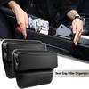 2x Car Seat Gap Filler Catcher Storage Organizer Box Small Items Cellphone Hole