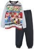 Kaitak Family Super Mario Kids' Light-Up Pajamas, Long Sleeves, Spring/Autumn, Sizes 110cm, 120cm, and 130cm (130cm, Gray)
