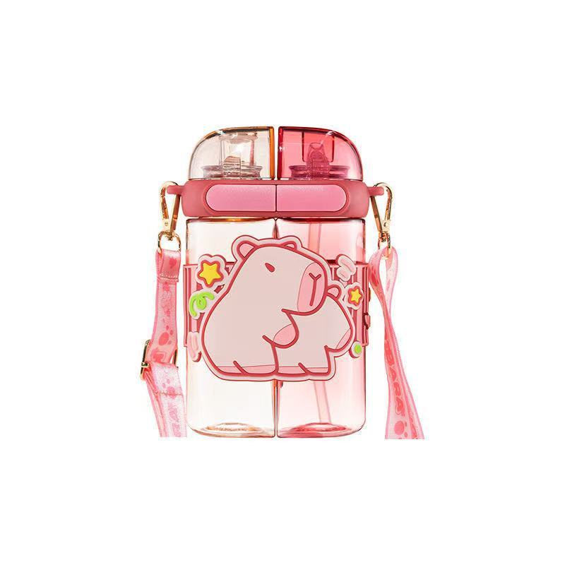 Sanrio Kuromi Plastic Straw Cup With Leakproof Seal For Kids And Travel