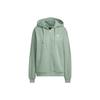 Loose Zip-Up Hoodie Drawstring Long Sleeve Jacket for Women, Matcha Color