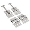 2PCS RV Door Latch 304 Stainless Steel Multifunctional T Style Entry Door Catch Holder for Cargo Trailer Camper Truck 4