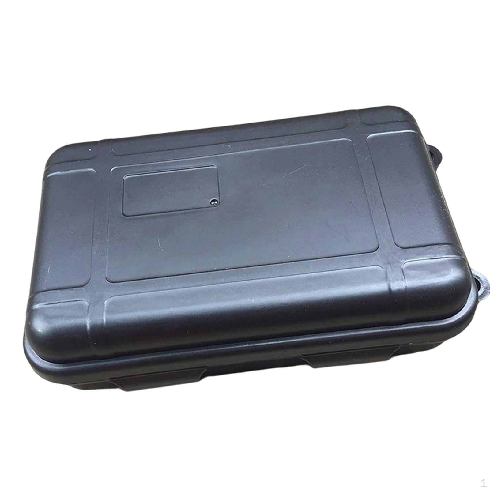 

Outdoor Waterproof Shockproof Case Anti Pressure Impact Resistant Container Sealed Carry Floating M_Black