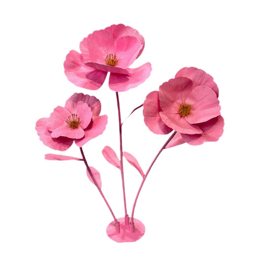 Large Artificial Flowers Photography Props Large Giant Wedding Flowers for Decoration 62.9" Tall for Wedding Home Decor Ceremony
