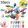 10pcs Colorful Lobster Clasp DIY Handmade Jewelry Accessories Metal Lacquer Lobster Clasp Wholesale Necklace Bracelet Connection Clasp