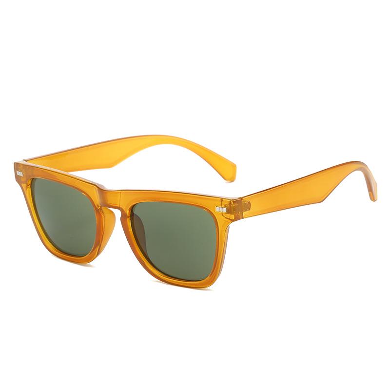 2023 Retro Rivet Sunglasses European and American Style for Men - Simple, Literary Driving Shades.